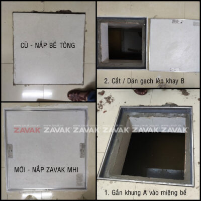 Hình ảnh lắp đặt nắp bể 2