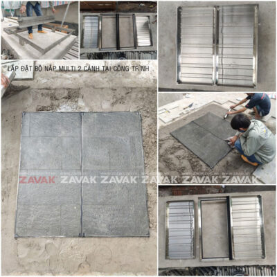 Hình ảnh lắp đặt nắp bể 4